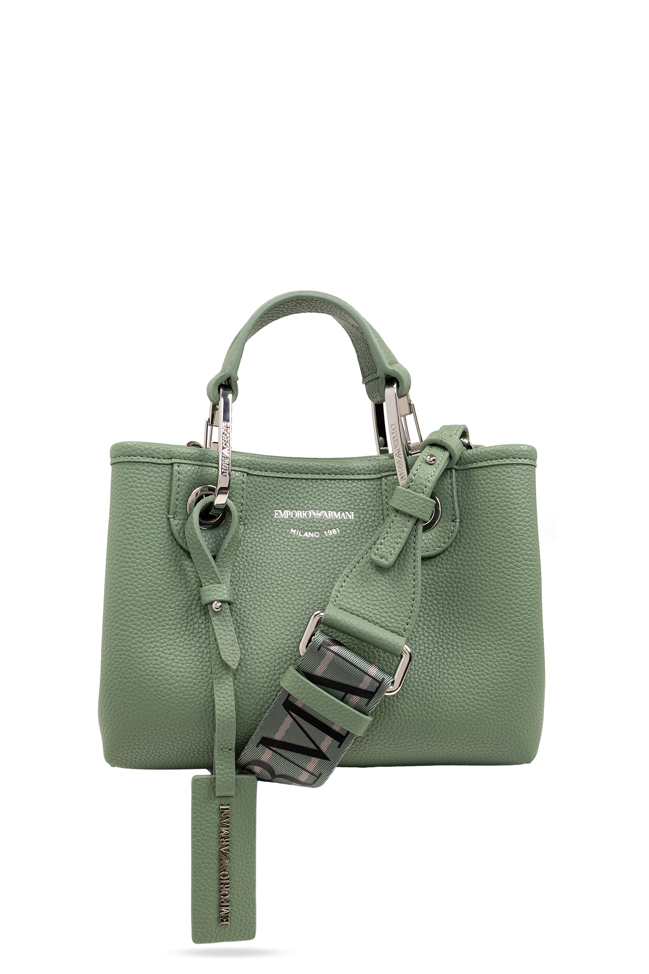 Green Shopper bag Emporio Armani Vitkac GB